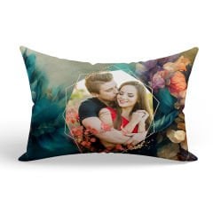 Kişiye Özel Yastık Kılıfı ( 2 ADET ) Floral - 6