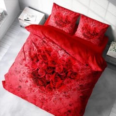 Love Art Çift Kişilik Nevresim Takımı Pamuk Saten