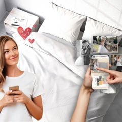 Monohome Kişiye Özel Çift Kişilik Pike Takımı Özel Şablon