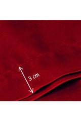 Güzellik Yastık Kılıfı %100 Ipek Saten 2 Adet Luxury Kırmızı