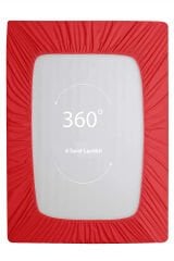 Lastikli Çarşaf Tek Kişilik %100 Pamuklu Ranforce Fitted Kırmızı