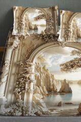 %100 Pamuk Lastikli Çarşaf Özel Tasarım 5d Dijital 60 Tel Kale