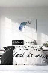 Lastikli Çarşaflı %100 Pamuk Saten Çift Kişilik Nevresim Takımı My Bed