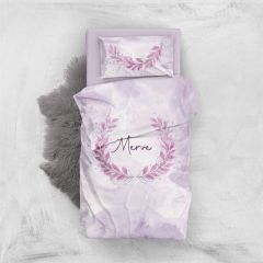 Monohome Kişiye Özel Bebek Nevresim Takımı Soft Purple