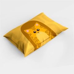 Monohome Kişiye Özel Bebek Nevresim Takımı Orange Cat