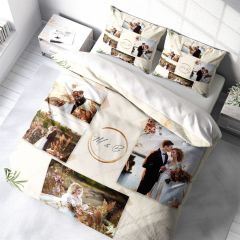 MonoHome Kişiye Özel Çift Kişilik Nevresim Takımı Soft Darling