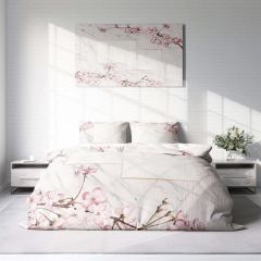 Monohome Kişiye Özel Çift Kişilik Nevresim Takımı Pink Flower
