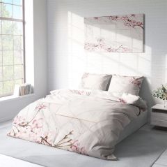 Monohome Kişiye Özel Çift Kişilik Nevresim Takımı Pink Flower