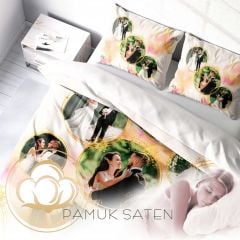 Monohome Kişiye Özel Çift Kişilik Nevresim Takımı Soft Seven