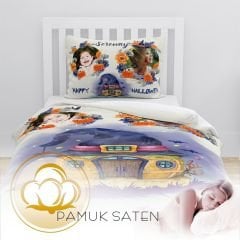 Monohome Kişiye Özel Çocuk Nevresim Takımı Happy Hellowen