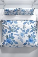 Bluerose 3d Pamuk Saten Çift Kişilik Nevresim Seti