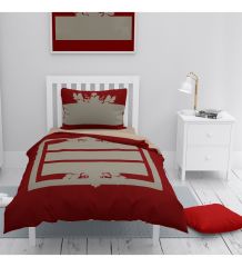 MonoHome Kişiye Özel Tek Kişilik Nevresim Takımı Red Table
