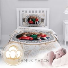 MonoHome Kişiye Özel Tek Kişilik Nevresim Takımı Classic