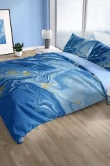Bluedream 3d Pamuk Saten Çift Kişilik Nevresim Seti