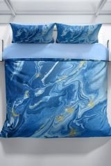 Bluedream 3d Pamuk Saten Çift Kişilik Nevresim Seti