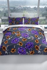 Floral 3d Pamuk Saten Çift Kişilik Nevresim Seti
