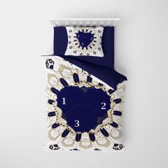 MonoHome Kişiye Özel Tek Kişilik Nevresim Takımı Baroque Three