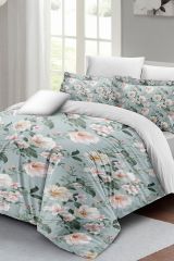 Spring Fresh Luxury Çift Kişilik Pamuk Saten Nevresim Takımı