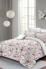 Dream Roses Luxury Çift Kişilik Pamuk Saten Nevresim Takımı