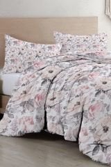 Dream Roses Luxury Çift Kişilik Pamuk Saten Nevresim Takımı