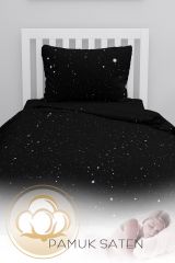 Starly Night 3d Pamuk Saten Tek Kişilik Nevresim Takımı