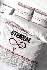 Eternal 3d Pamuk Saten Çift Kişilik Nevresim Takımı