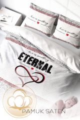 Eternal 3d Pamuk Saten Çift Kişilik Nevresim Takımı