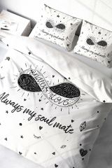 Soul Mate 3d Pamuk Saten Çift Kişilik Nevresim Takımı